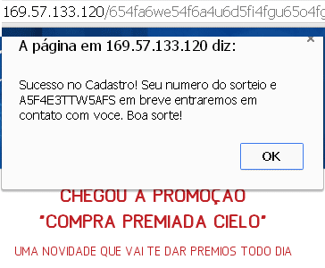 Phishing scam