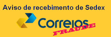 Aviso de recebimento SEDEX instala cavalo de troia