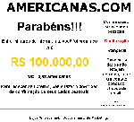 Falsa mensagem das Lojas Americanas