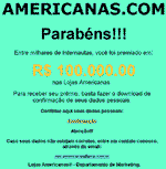 Falsa mensagem das Lojas Americanas