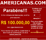 Falsa mensagem das Lojas Americanas