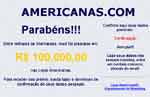 Falsa mensagem das Lojas Americanas
